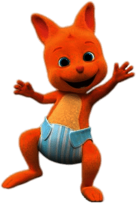 Kip the Wallaby Waving