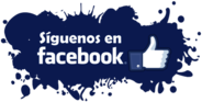 Síguenos En Facebook Blue Splash
