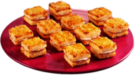 Mini Croque Monsieur on A Plate