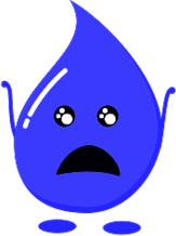 Frightened Drop of Water