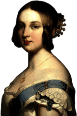 Young Queen Victoria Painting