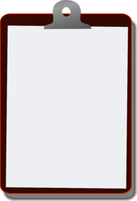 Empty Clipboard Background