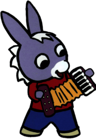 Trotro Playing the Accordion