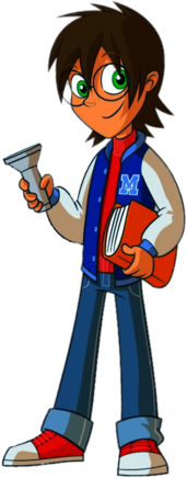 Bat Pat Character Martin Holding Flashlight