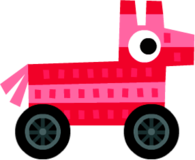 Pink Pinata Kart