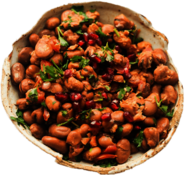 Bowl of Ful Medames Breakfast