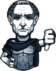 Caesar Sticker Thumb Down