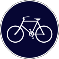 Bike Path Road Sign