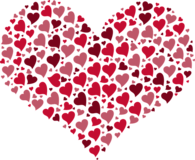 Heart Full Of Little Hearts Pink