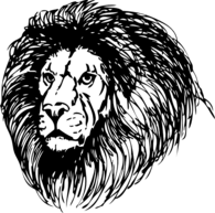 Lion Side View Tattoo