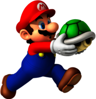 Mario With Shell