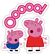 Peppa Pig Ooo Sticker