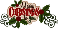 Merry Christmas To You Text
