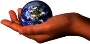 Hand Holding Earth
