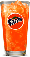 Fanta Orange In A Glass