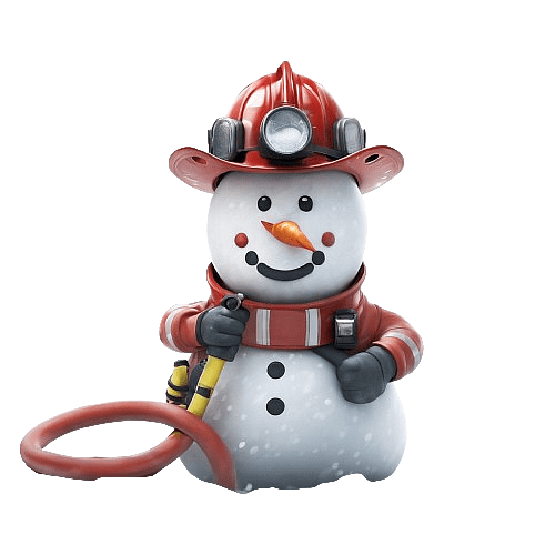 Snowman Firefighter
