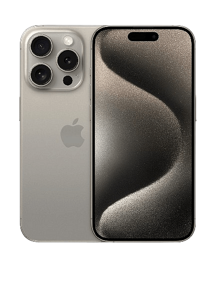 iPhone 15 Pro Front and Back View