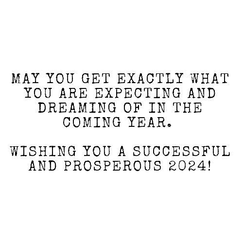 New Year 2024 Expectations