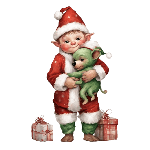 Sleepy Little Christmas Elf
