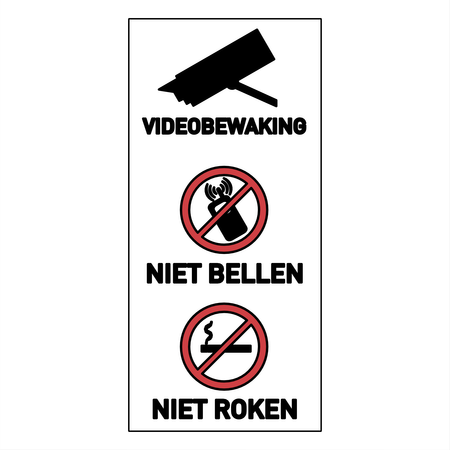 Videobewaking Niet Bellen Niet Roken