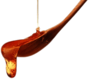 Honey Dripping From Spoon