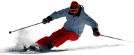 Skiing Red