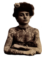 Circus Sideshow Tattoo Lady