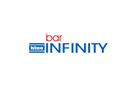 Blue infinity bar