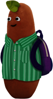 Small Potato With Backpack