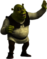Shrek Waving