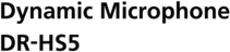DR-HS5 Dynamic Microphone