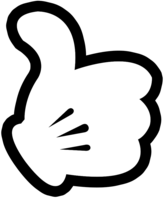Thumb Up Mickey's Hand