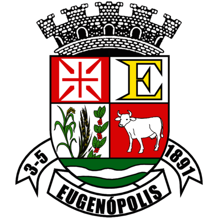 BRASÃO DO MUNICÍPIO DE EUGENÓPOLIS / MINAS GERAIS