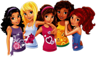 Lego Friends Portraits