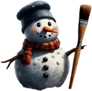 Painter Snowman
