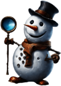 Detective Snowman