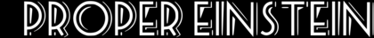 Proper Einstein