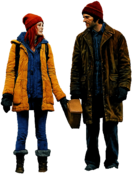 Kate Winslet and Jim Carrey in Eternal Sunshine of the Spotless Mind