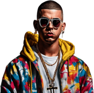 Bad Bunny Portrait