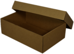 Empty Brown Shoebox