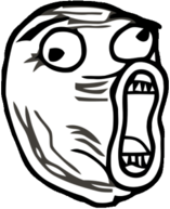 Open Mouth Troll Face