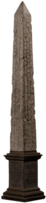 Weathered Egyptian Obelisk