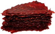 Piled Up Slices Of Beef Jerky