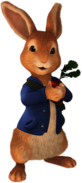 Peter Rabbit Holding Radish