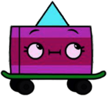 Unikitty Character Kickflip on Skateboard