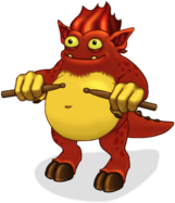 Drumpler Holding Drum Sticks