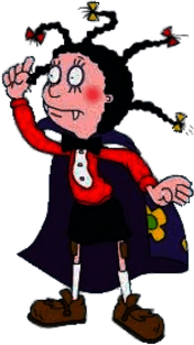 Mona the Vampire Finger Up