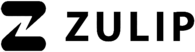 Zulip black logo landscape