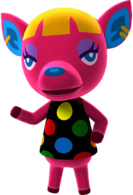 Animal Crossing Fuchsia
