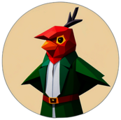 Nightingale, Fairytale Character - Circle App Icon | Fan Art